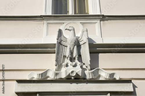 Fassade der alten Hauptpost in Unna, NRW, Deutschland photo