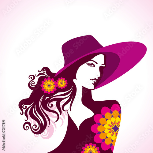 creative fashion women portrait