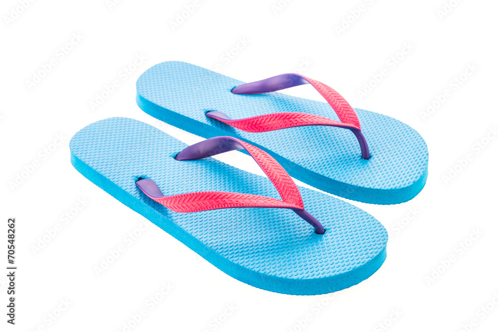 Flip flop isolated on white background Flip flop isolated on white background
