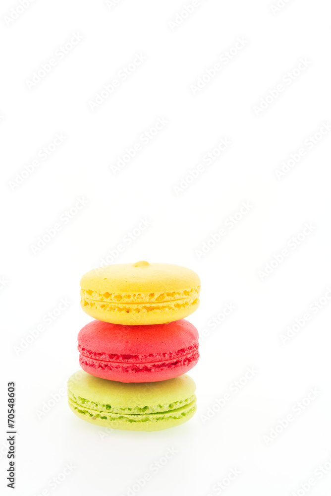 Macaroon isolated on white background Macaroon isolated on white background