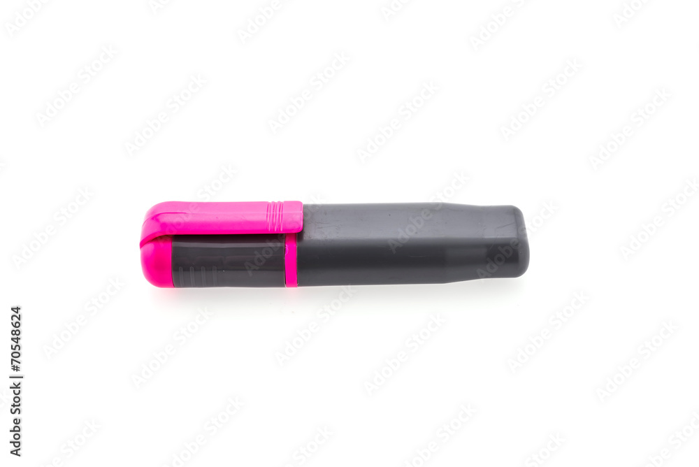 highlighter pen isolated on white background highlighter pen isolated on white background