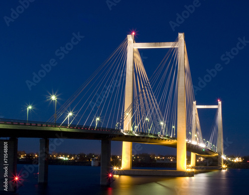 Pasco Bridge at Night
