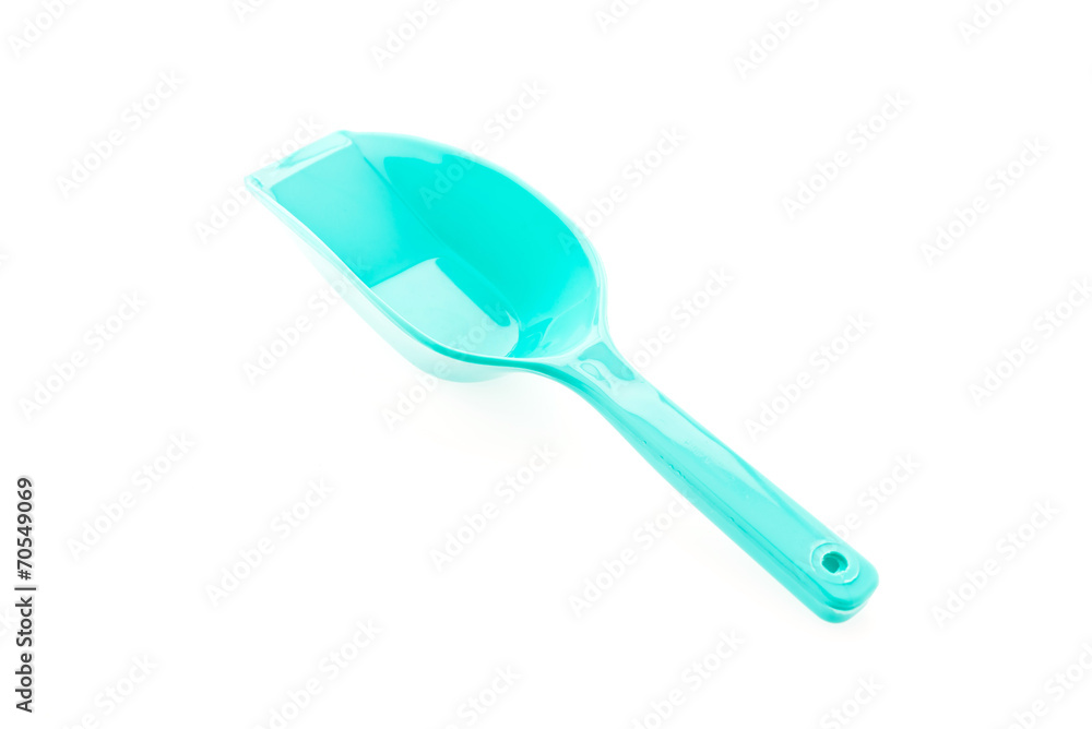 Plastic spoon isolated on white background Plastic spoon isolated on white background