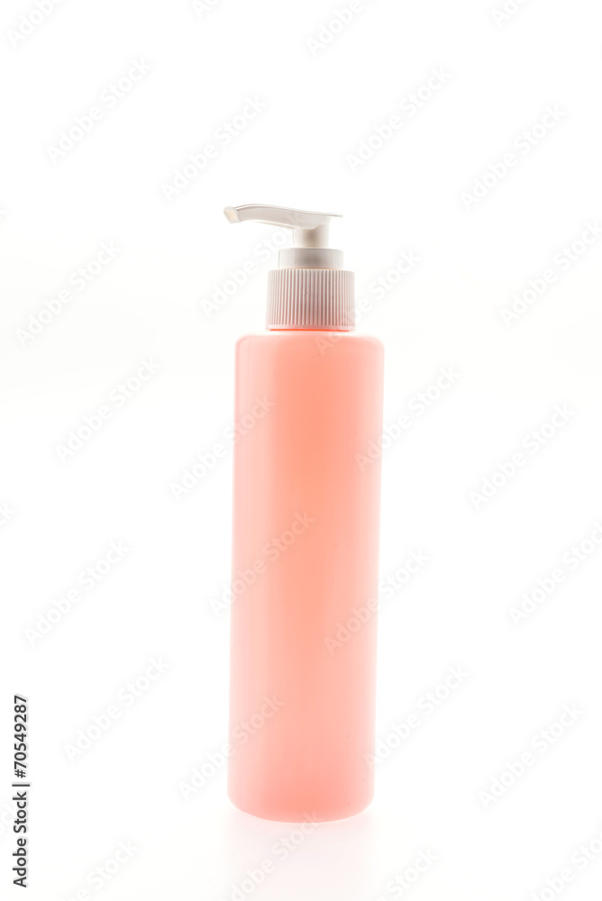 Pump bottle isolated on white Pump bottle isolated on white