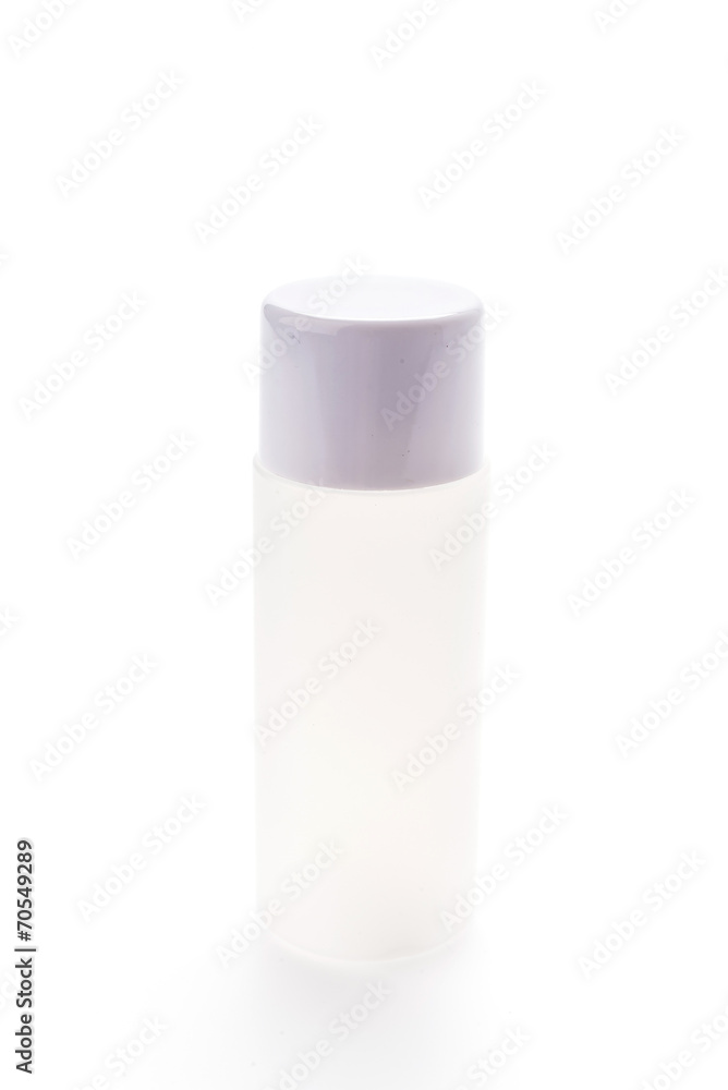 Cosmetic bottle isolated on white Cosmetic bottle isolated on white