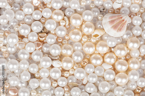 background of pearls photo