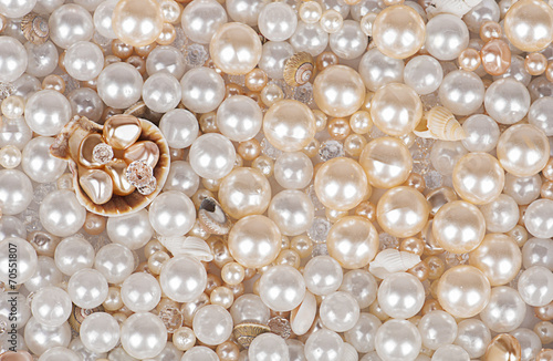 background of pearls.