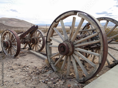 Abandoned trolley in Rhyolite Ghosttown (リオライトゴーストタウン)