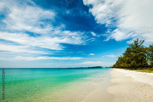 Canvas Print Sihanoukville beach, Cambodia
