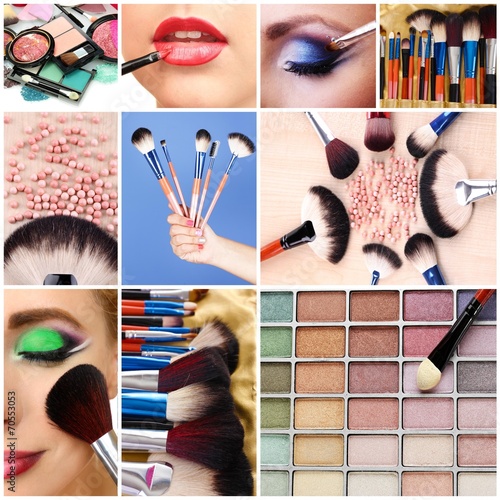 Make-up collage