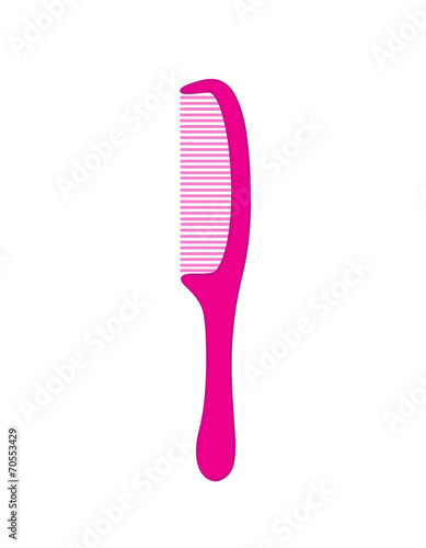 vector pink comb