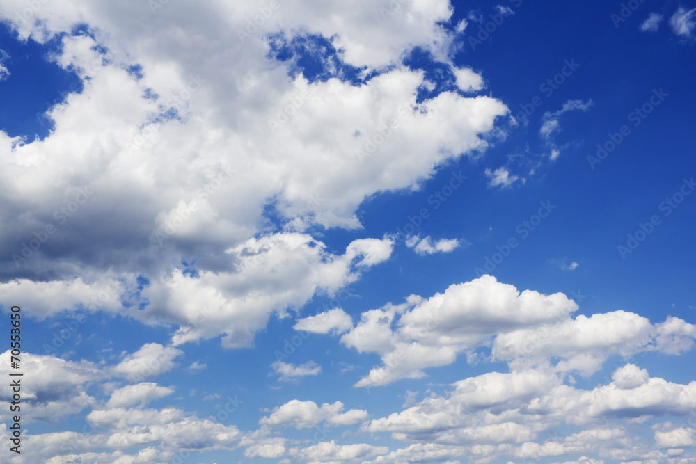 Naklejka premium Schönwetterwolken, Deutschland