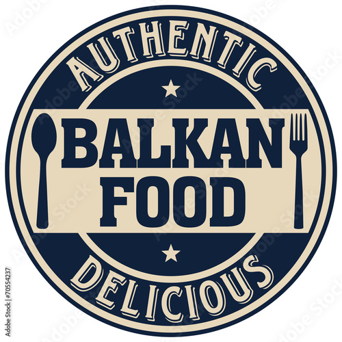 balkan food label