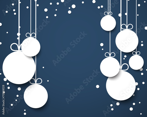 Christmas dark blue abstract background.