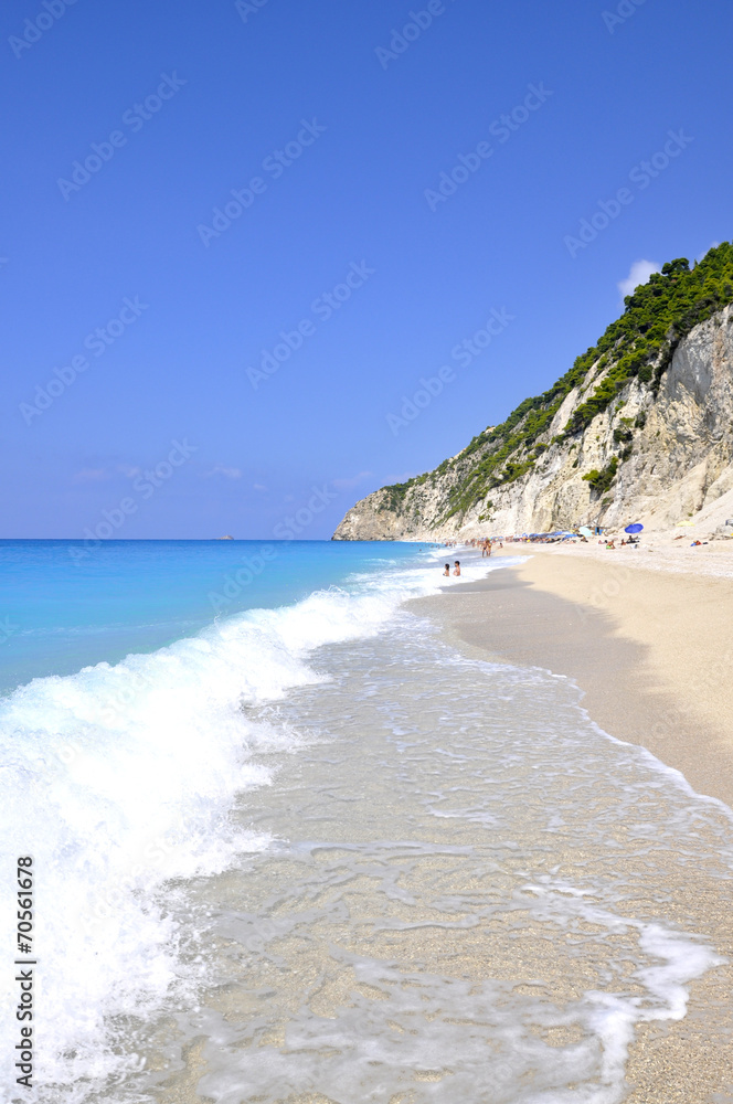 Egremni beach at Lefkada