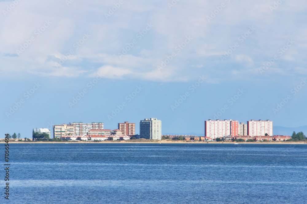 laredo skyline near sea