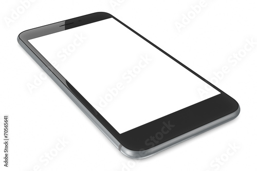 Space Gray smartPhone with blank screen photo