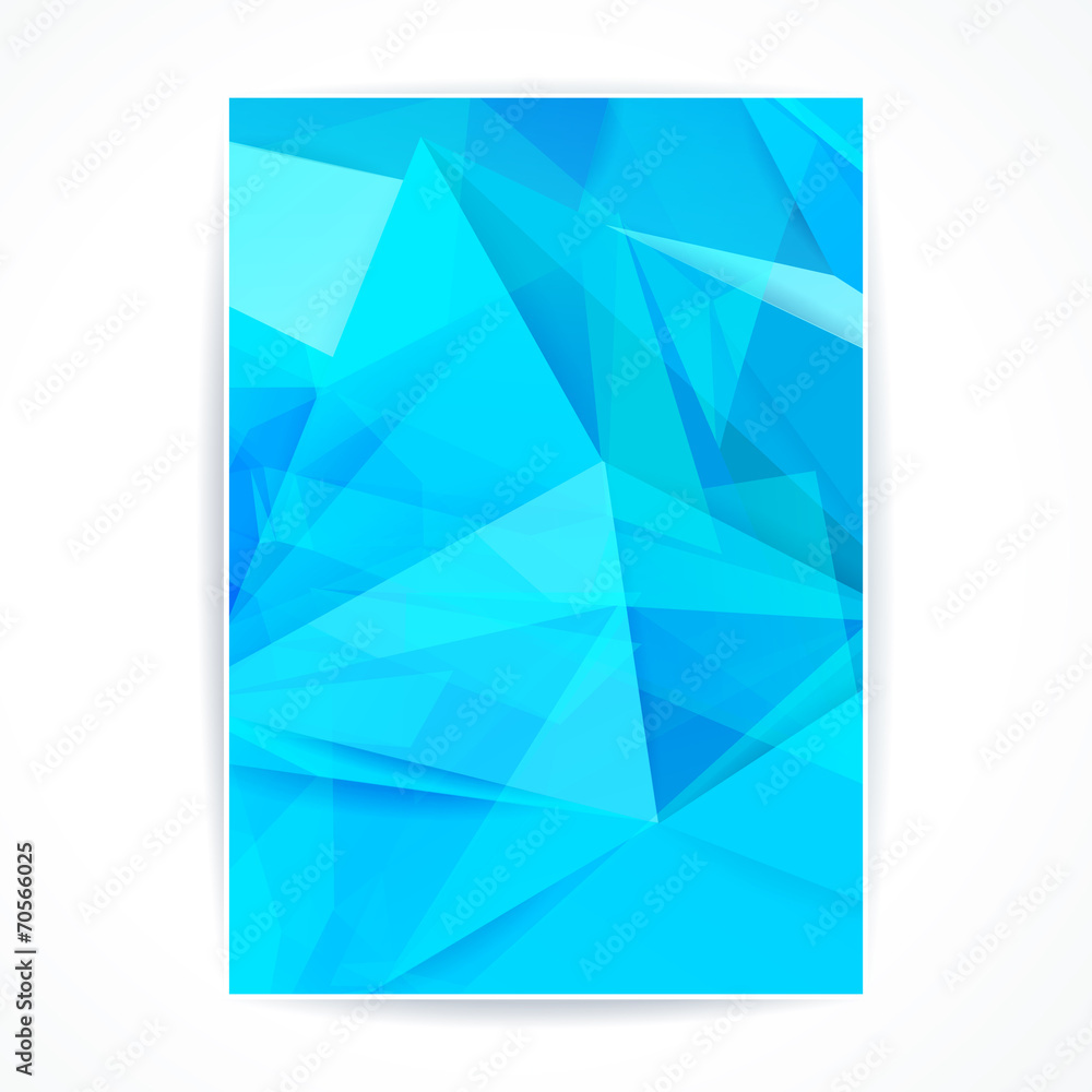 Abstract 3D geometric blue background. Abstract 3D geometric blue background.