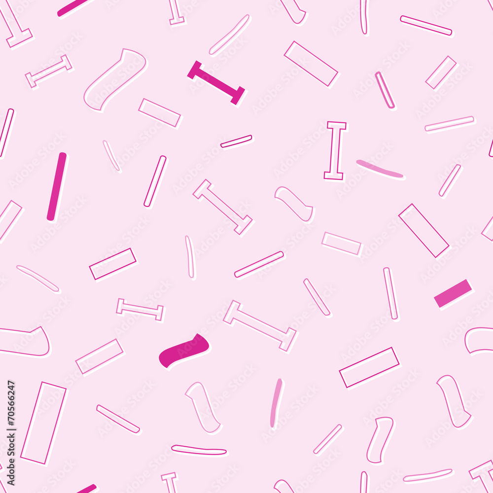 seamless pattern with character I seamless pattern with character I
