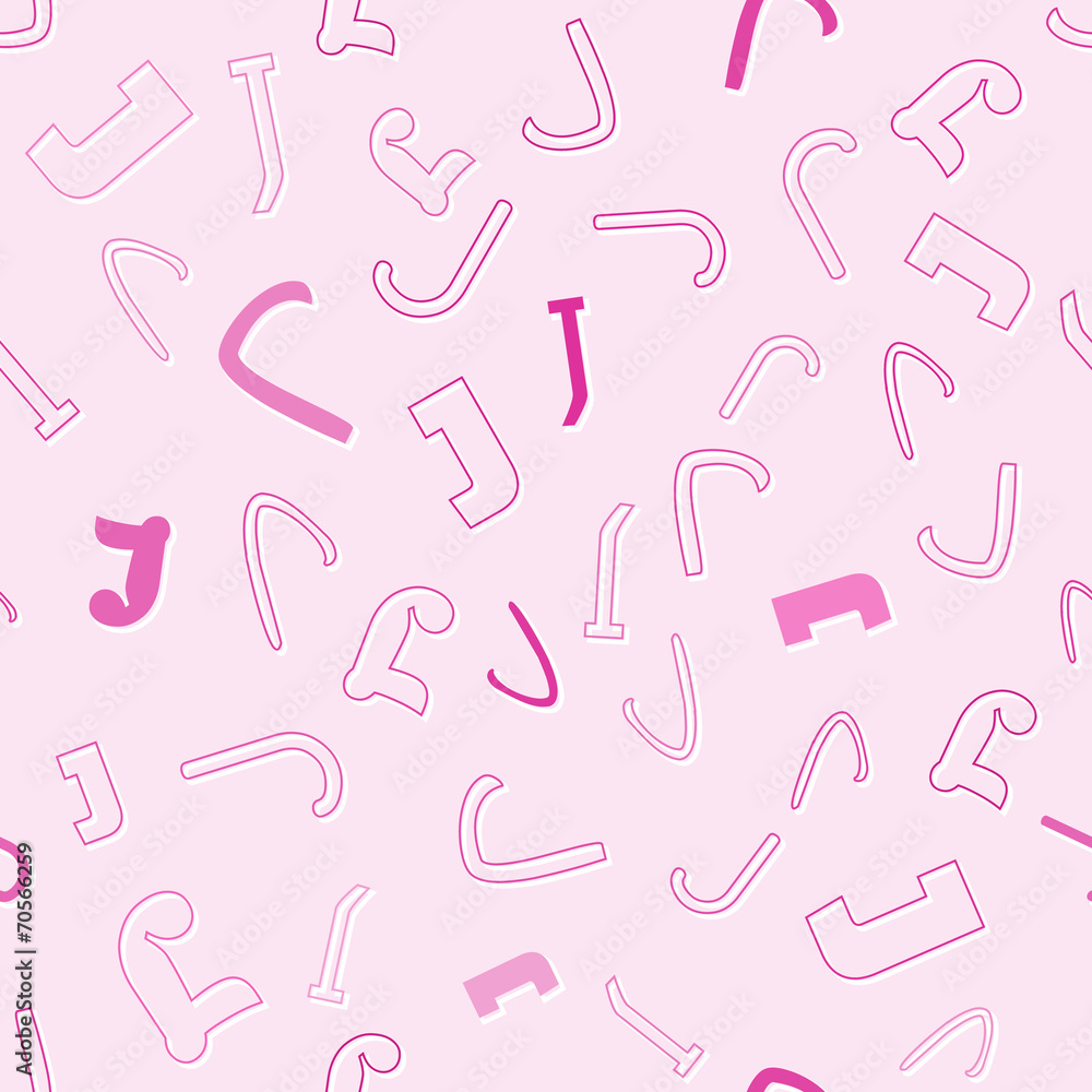 seamless pattern with character J seamless pattern with character J
