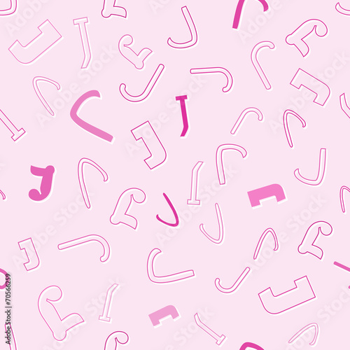 seamless pattern with character J