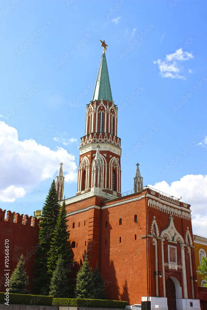 Nikollskaya Tower in the Moscow Kremlin