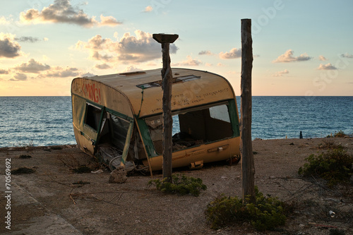 Old caravan