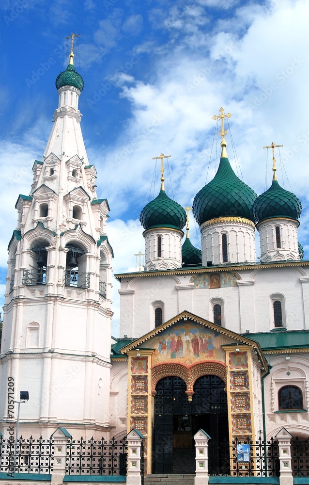Church of Elijah the Prophet in Yaroslavl (Russia).