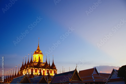 Wat Ratcha Natdaram Worawihan under sky photo