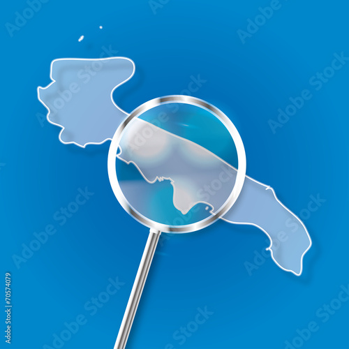 Puglia lente d'ingrandimento