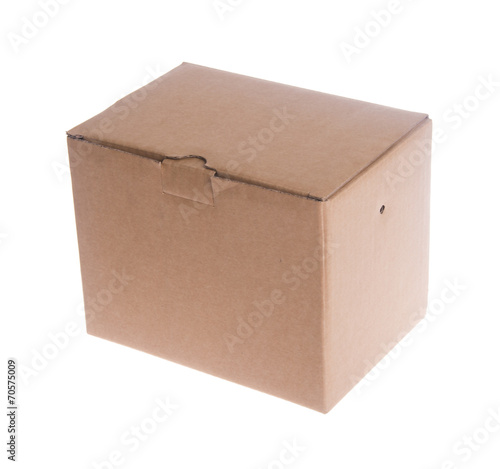 box. cardboard box on the background