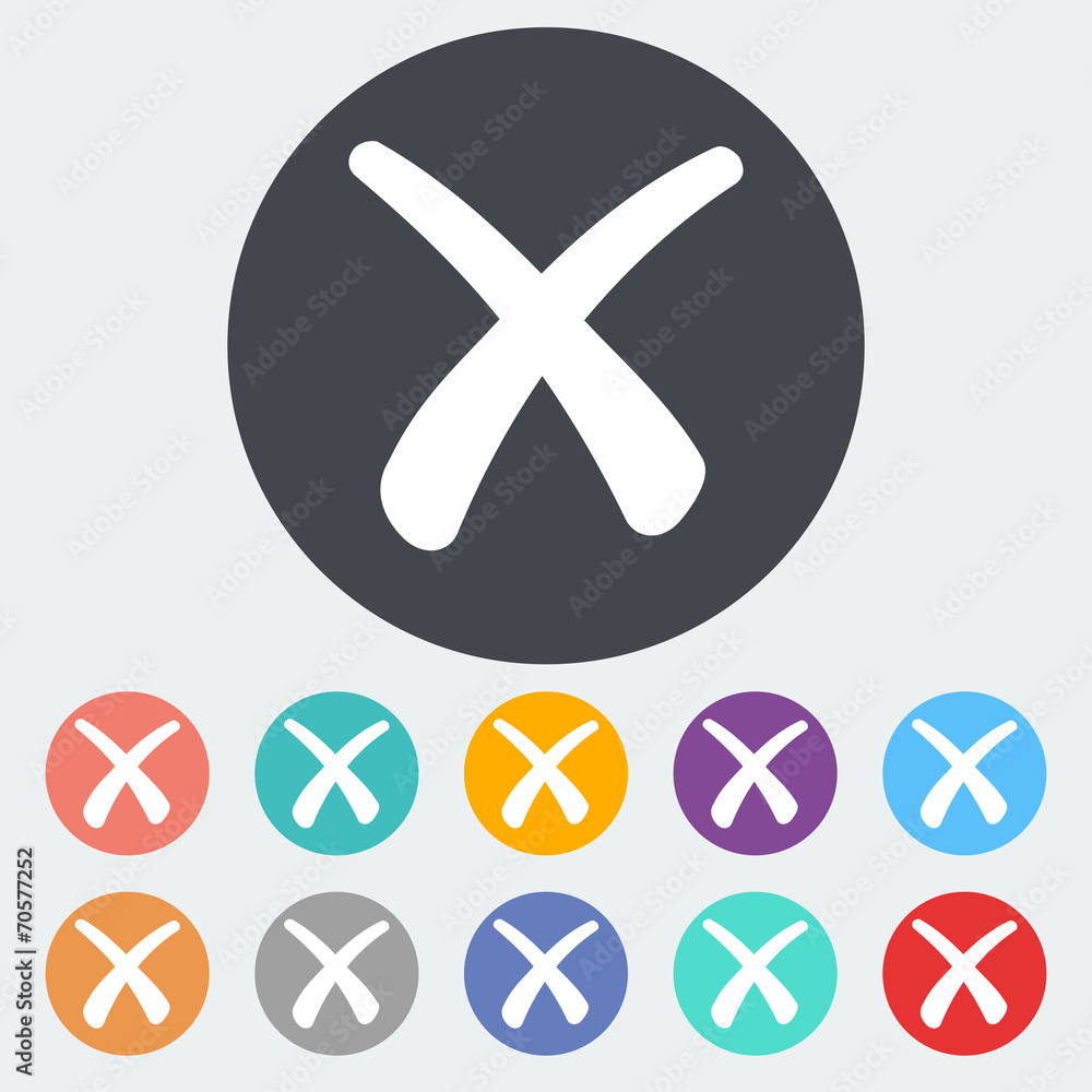 Obraz premium Delete button