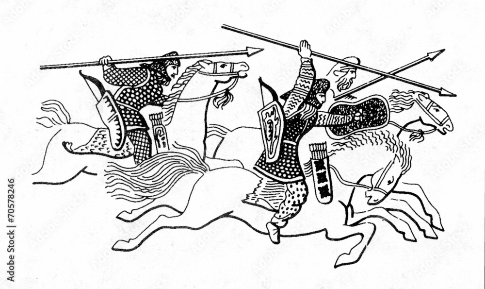 Scythian warriors