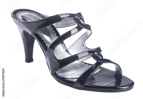 shoe. woman sandal on a background