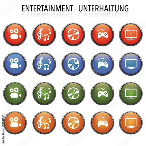 Unterhaltung Symbole