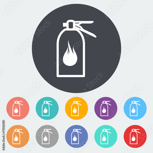 Fire extinguisher icon.