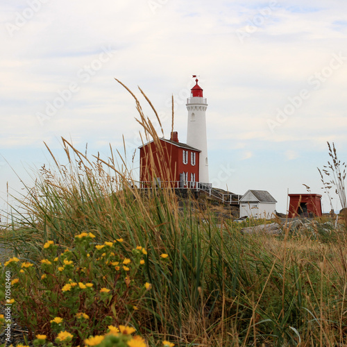 Fisgard Lighthouse in Victoria, British Columbia, Canada photo