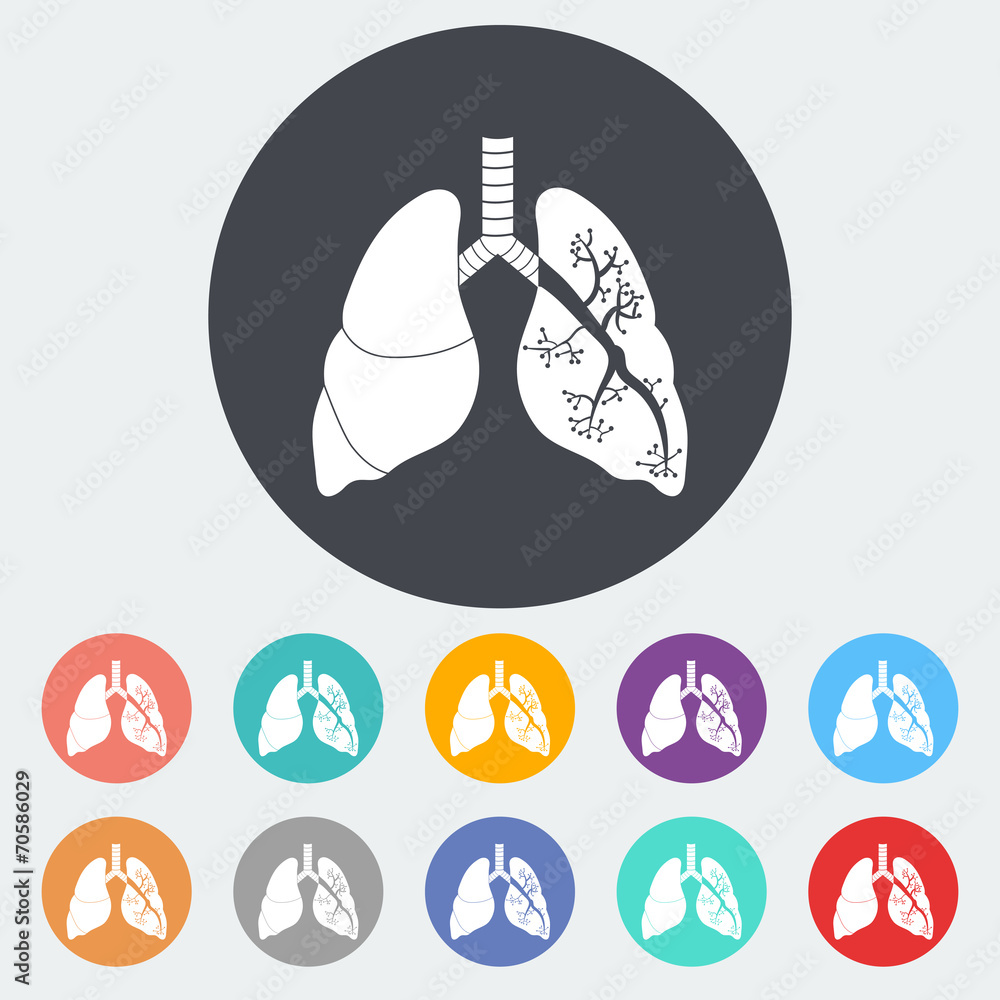 Lungs in Black and White Lungs in Black and White