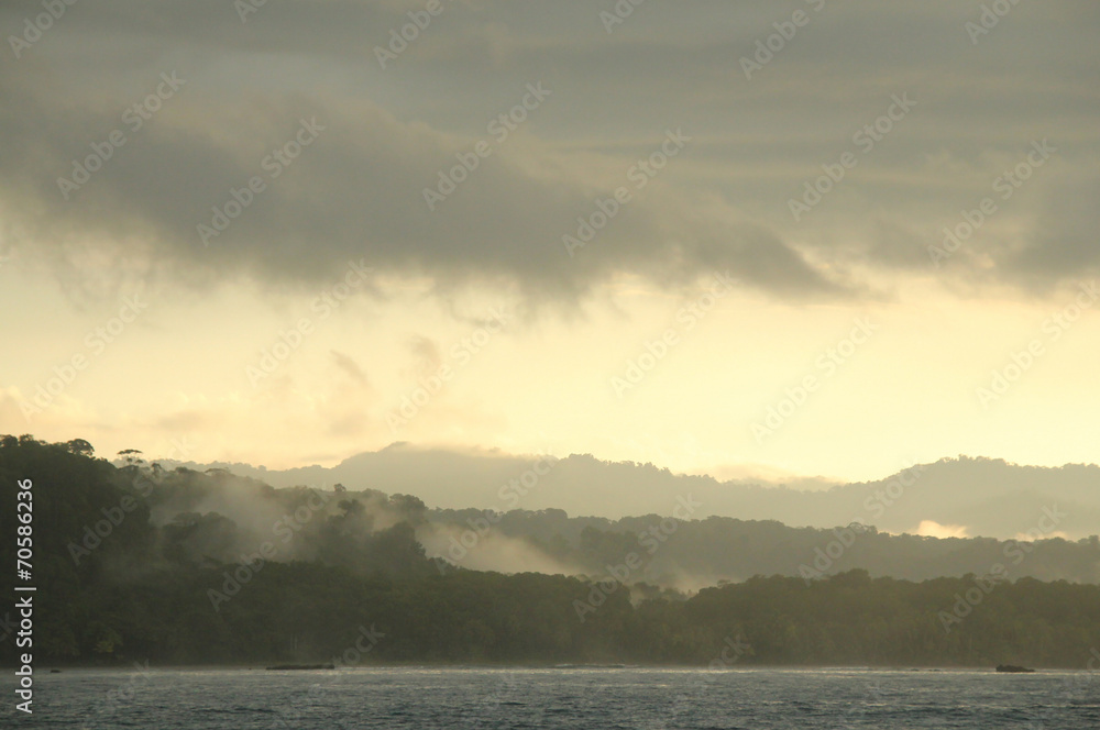 Morning Mist over Corcovado, Osa Peninsula, Costa Rica