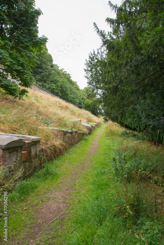 Public Path Through An Unused Cemetery
