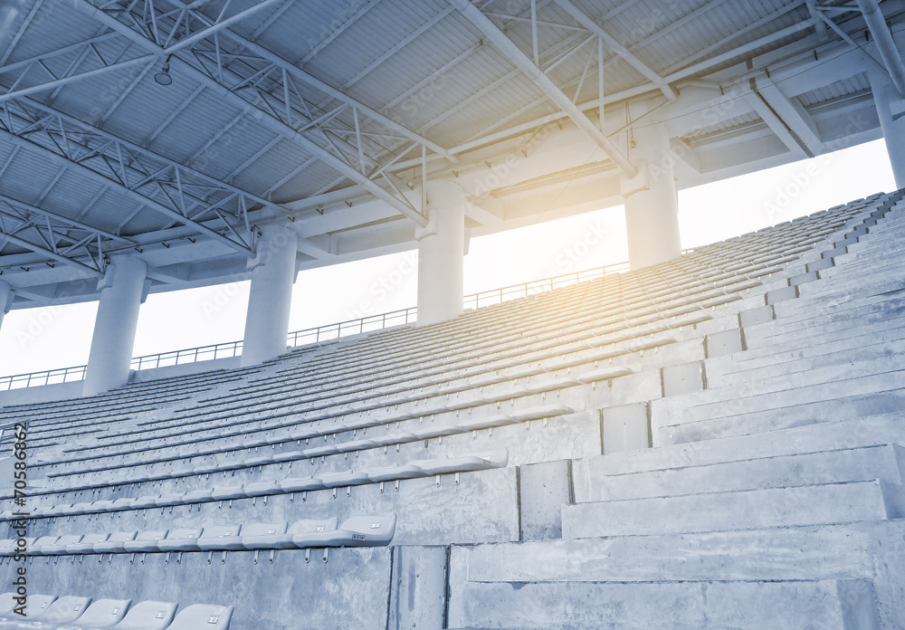 Fototapeta premium yellow seat in the stadium