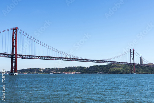 Bridge on Tagus river, Lisbon, Portugal