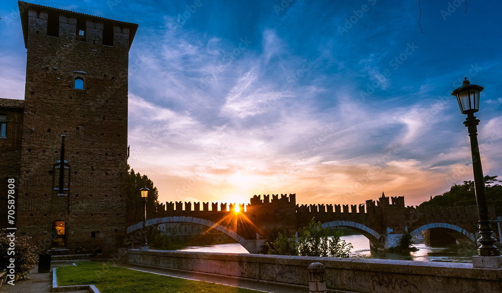 Castelvecchio in Verona, Northern Italy