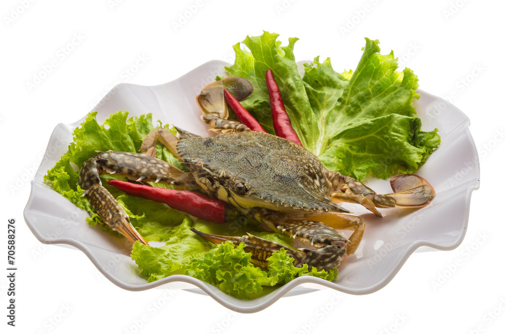 Raw crab Raw crab