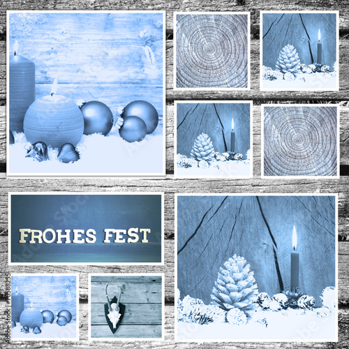 Weihnachtskarte - Collage -...