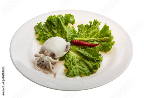 Boiled cuttlefish