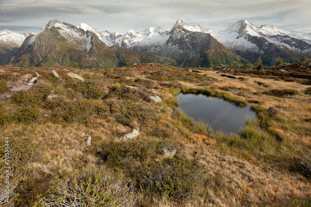 Fall in the Alps