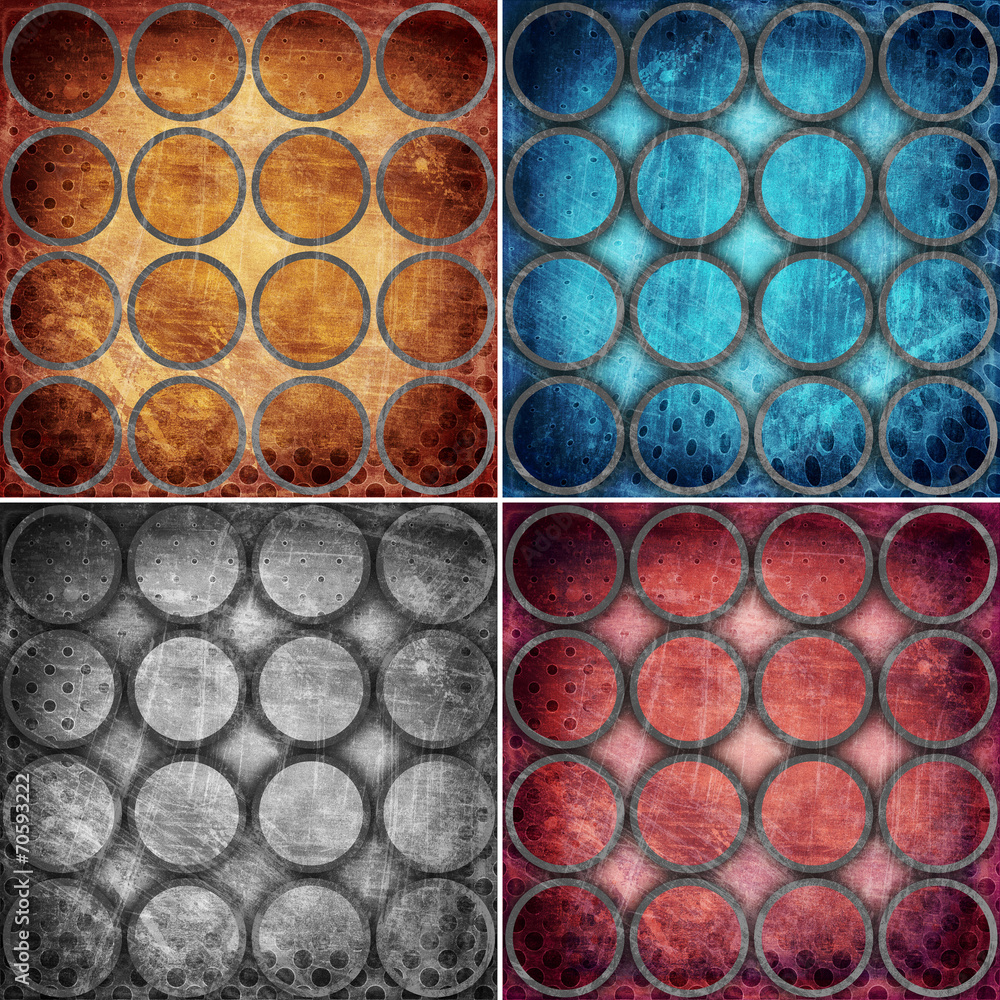 set of colorful circles backgrounds, illustration set of colorful circles backgrounds, illustration