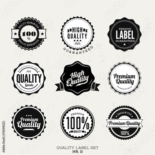premium quality label collection