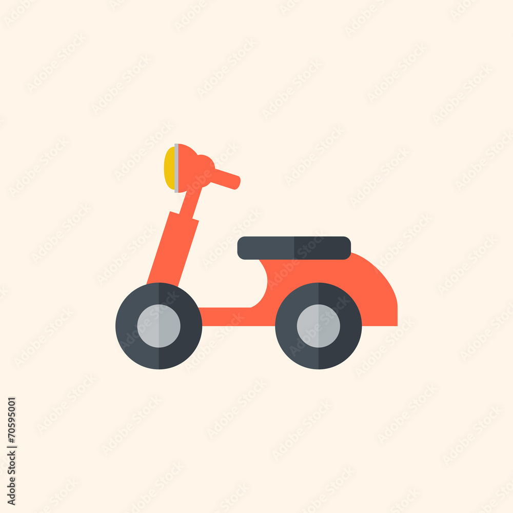Scooter Flat Icon
